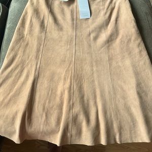 Eileen Fisher suede skirt